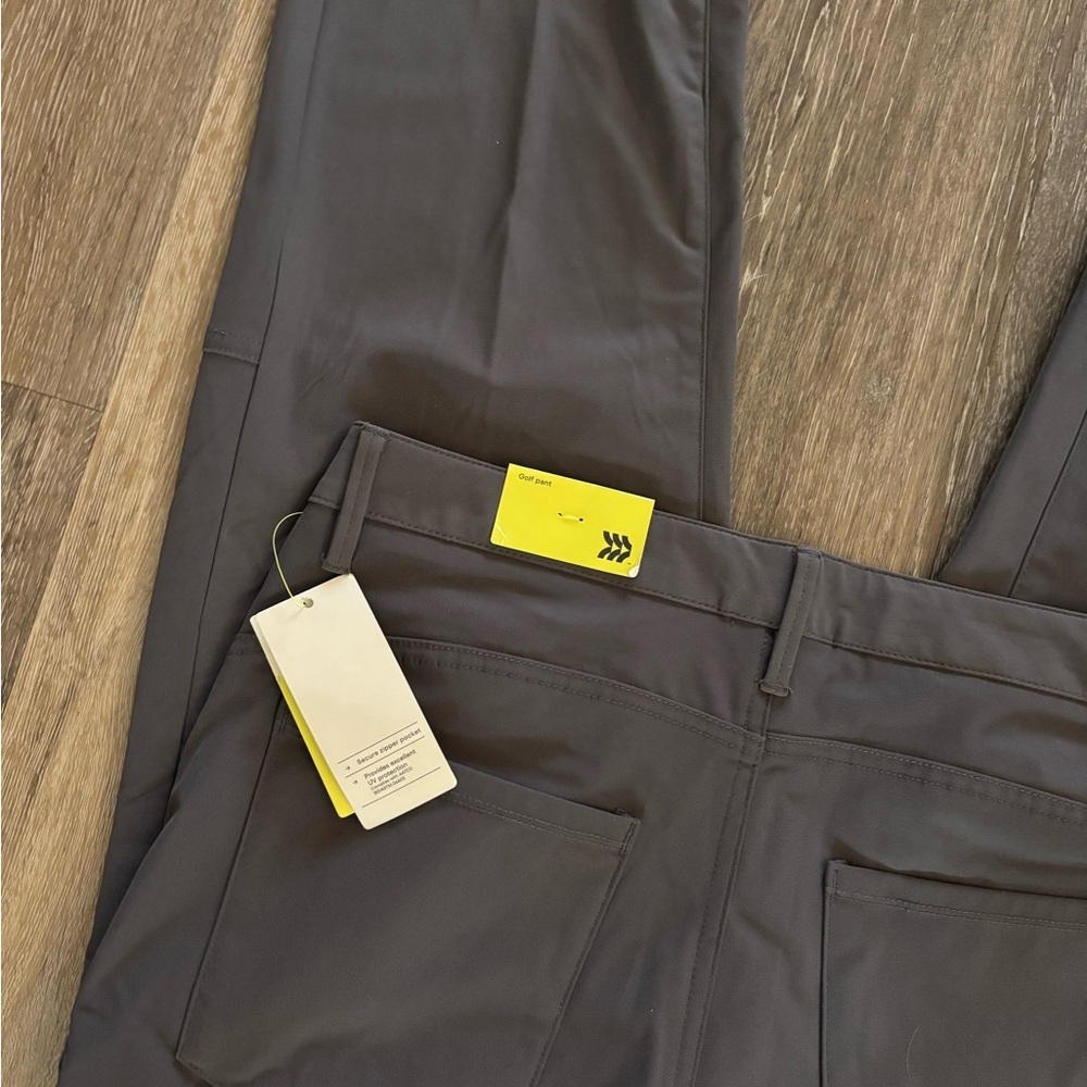 Men's All in Motion Stretch Straight Golf Pants - Dark Gray Sz 34X32 NWT - Picture 9 of 10